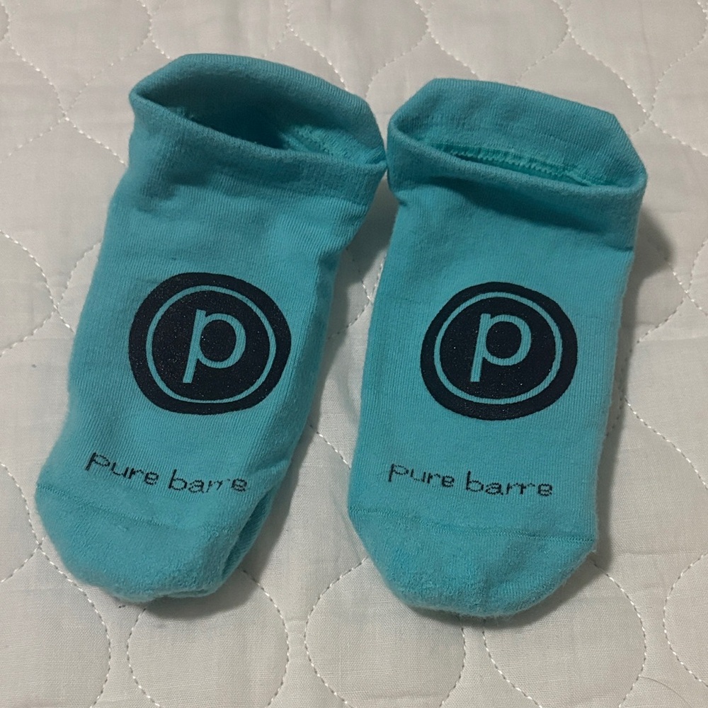 Pure Barre Aqua Grip Socks